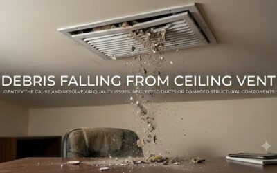 Debris Falling From Ceiling Vent: Top Causes and Solutions