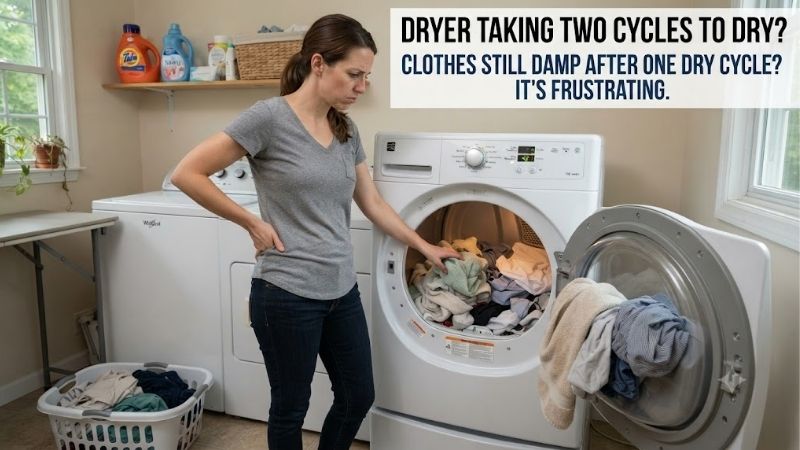 Dryer taking two cycles to dry: 5 easy fixes for fast drying