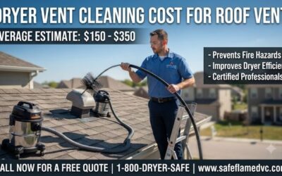 Dryer vent cleaning cost for roof vent: Price guide