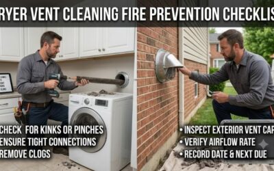 Dryer Vent Cleaning Fire Prevention Checklist: Step Details