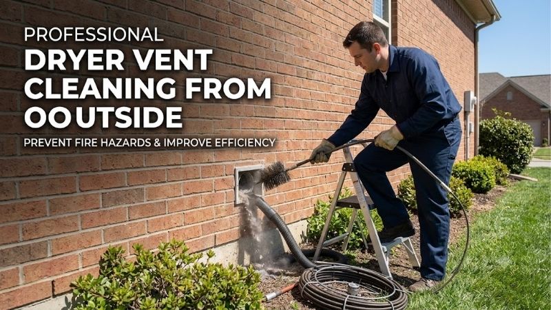 Dryer Vent Cleaning From Outside: Essential Home Steps Dryer Vent Cleaning From Outside: Essential Home Steps