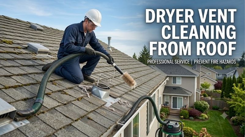 Dryer Vent Cleaning From Roof: Key Safety & Home Steps