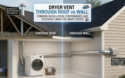 Dryer Vent Through Roof vs Wall: Comparing Home Exhausts