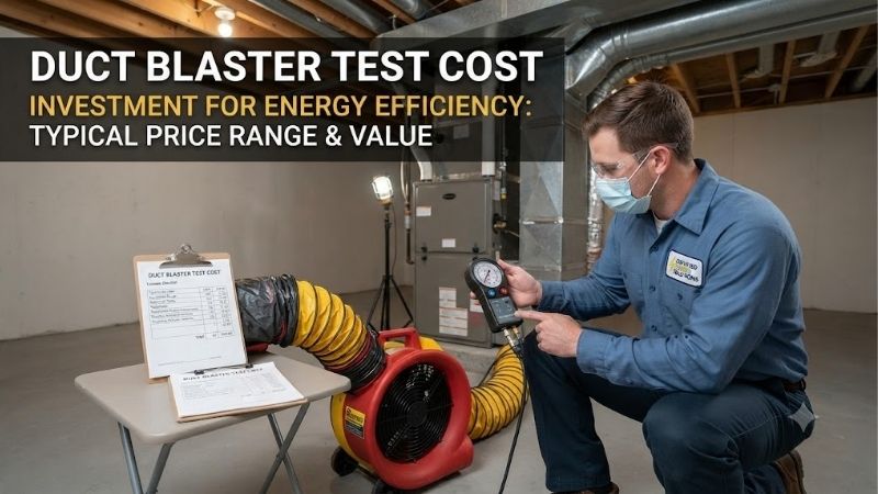Duct blaster test cost: Complete system pricing guide