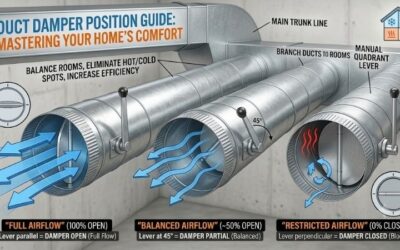 Duct damper position guide: How to Balance Home Airflow