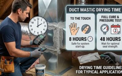 Duct Mastic Drying Time: Complete Curing Guide for HVAC