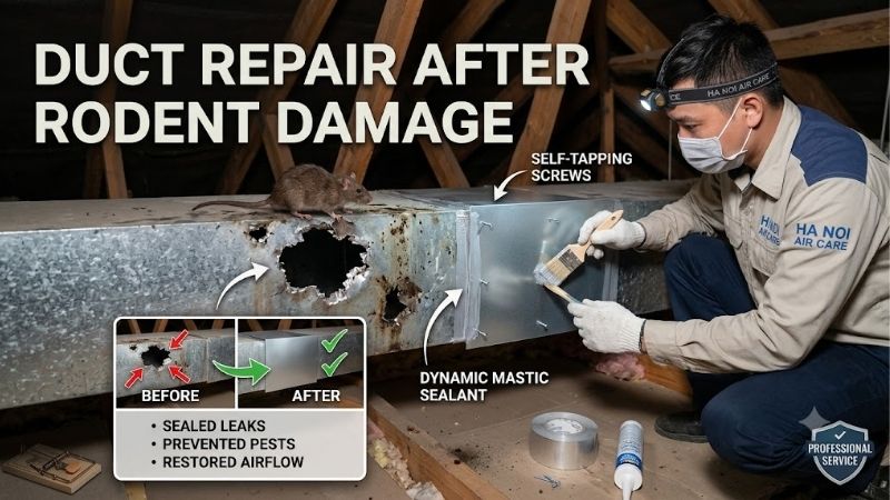 Duct Repair After Rodent Damage: Restore Home Air Safety