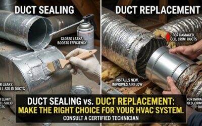 Duct sealing vs duct replacement: Which Option Is Better
