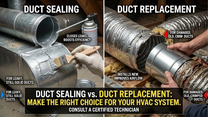 Duct sealing vs duct replacement: Which Option Is Better Duct sealing vs duct replacement: Which Option Is Better