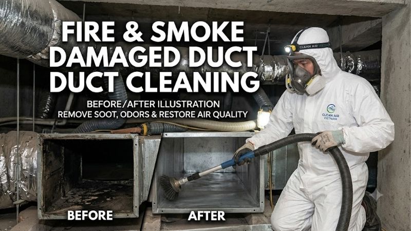 Fire Smoke Damaged Duct Cleaning: Complete Restoration Steps