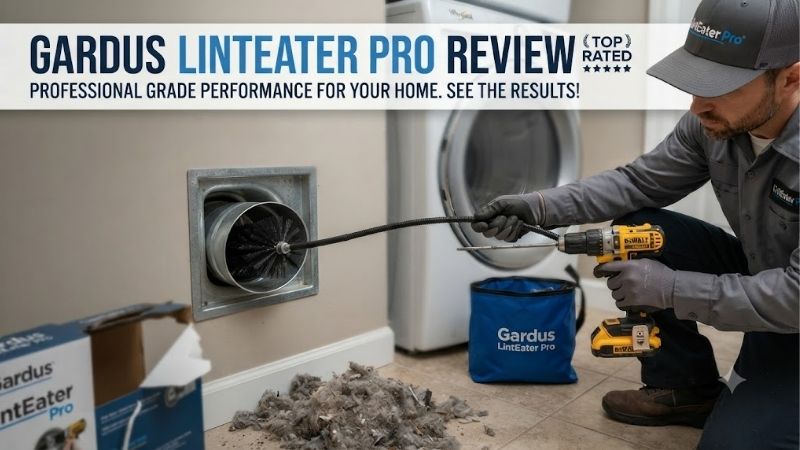 Gardus Linteater Pro Review: Best Dryer Vent Cleaner System
