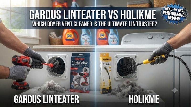 Gardus Linteater vs Holikme: Which Dryer Vent Cleaner Wins?