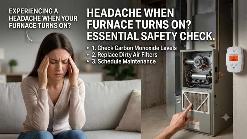 Headache When Furnace Turns On: Causes and Safety Steps