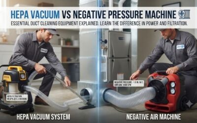 HEPA Vacuum vs Negative Pressure Machine: HVAC Cleaning
