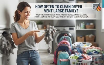 How Often To Clean Dryer Vent Large Family: Safety Guide