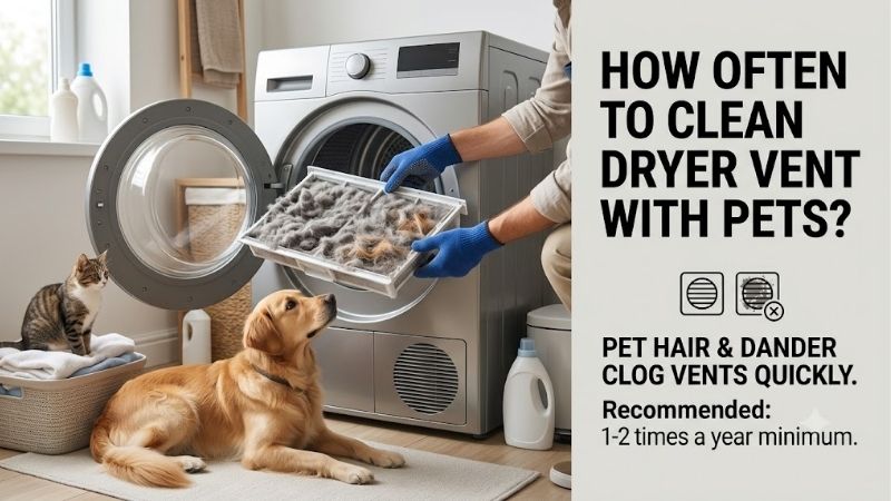 How Often to Clean Dryer Vent With Pets: Key Home Tips