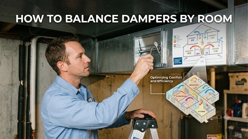 How to Balance Dampers by Room: Optimize Home Heating