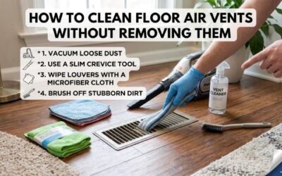 How to Clean Floor Air Vents Without Removing Them: Guide