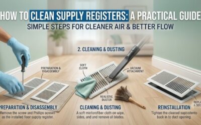How to clean supply registers: Quick HVAC Vent Cleaning Tip