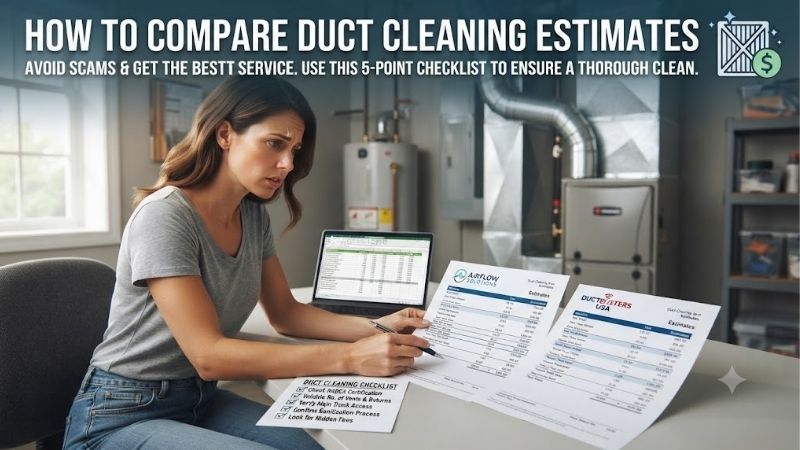 How To Compare Duct Cleaning Estimates: Complete HVAC Guide