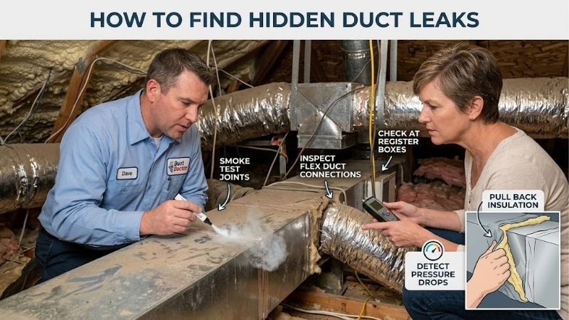 How to Find Hidden Duct Leaks: Easy Detection Guide