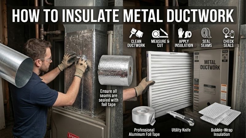 How to insulate metal ductwork: Stop HVAC Heat Loss Fast How to insulate metal ductwork: Stop HVAC Heat Loss Fast