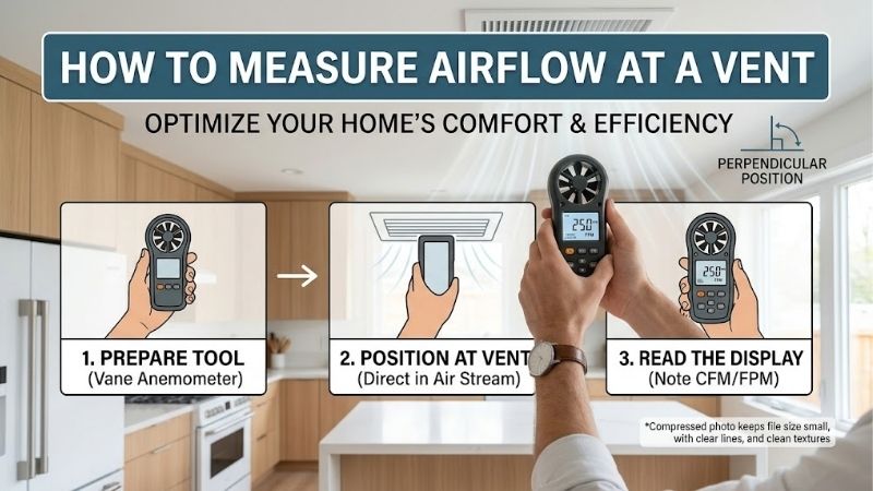 How to measure airflow at a vent: Easy DIY testing guide