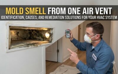 Mold smell from one air vent: Diagnostic & solution guide