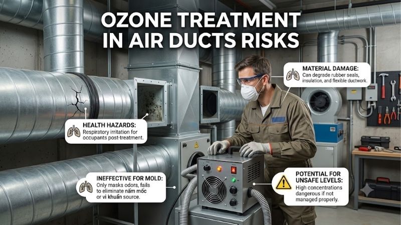 Ozone treatment in air ducts risks: Critical health guide