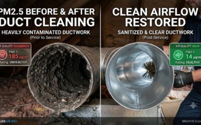 PM2.5 Before and After Duct Cleaning: Real Air Impact