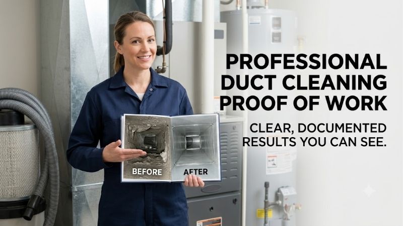 Professional Duct Cleaning Proof of Work: Key Evidence
