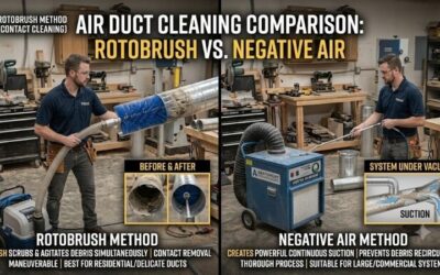 Rotobrush vs Negative Air Duct Cleaning: Which Is Better?