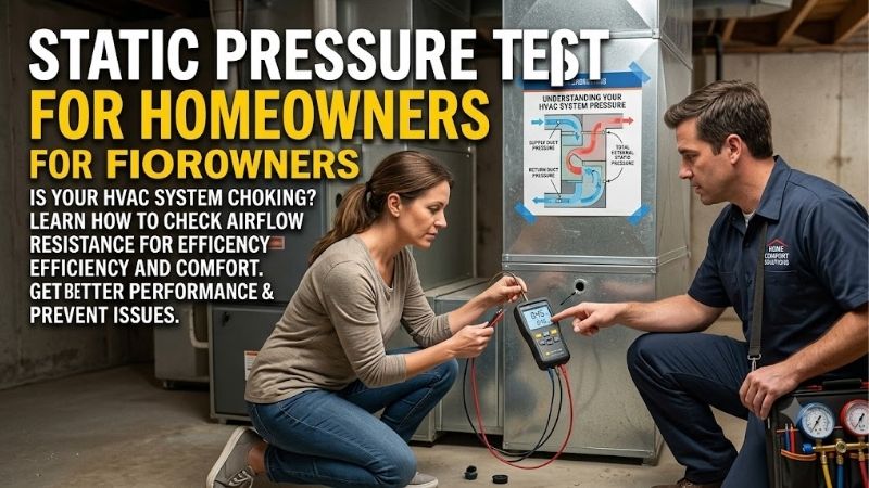 Static Pressure Test for Homeowners: Essential HVAC Guide