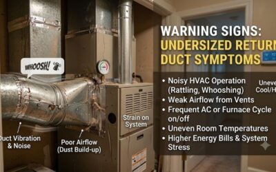 Undersized Return Duct Symptoms: Key HVAC Warning Signs
