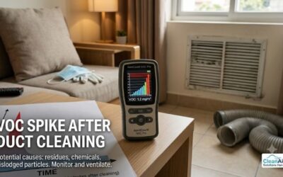 VOC Spike After Duct Cleaning: Symptoms & Simple Fixes