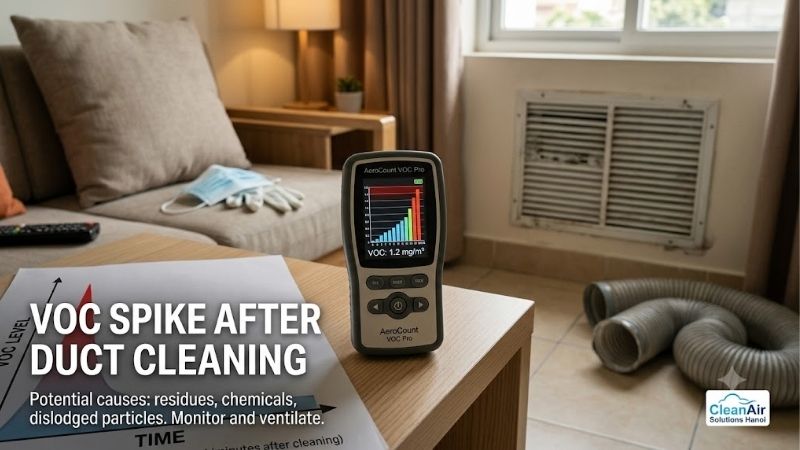 VOC Spike After Duct Cleaning: Symptoms & Simple Fixes