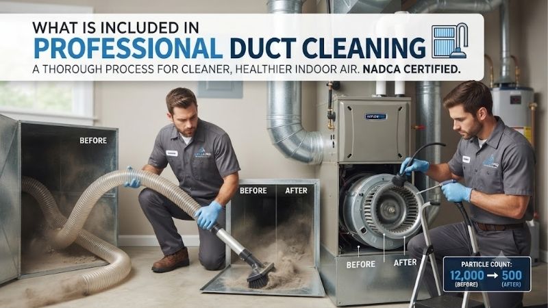 What Is Included In Professional Duct Cleaning: Full Scope