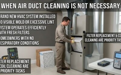 When Air Duct Cleaning Is Not Necessary: Complete Insight
