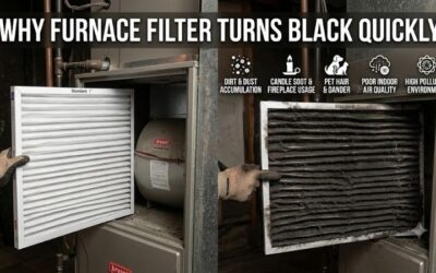 Why furnace filter turns black quickly: Stop HVAC Black Dust