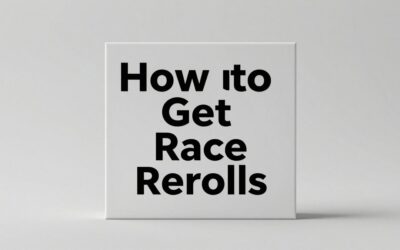 How to Get Race Rerolls in The Forge
